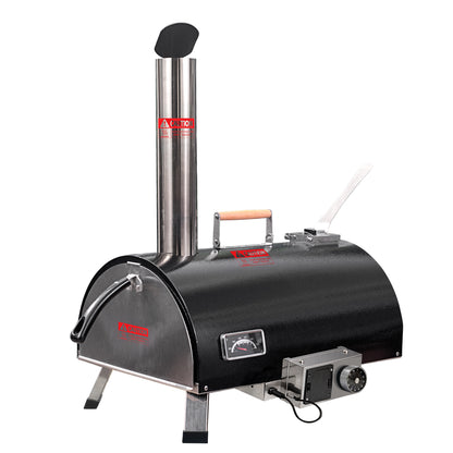 Automatic Rotatable Outdoor Pizza Oven, Portable (26.8" x 15" x 28.5")