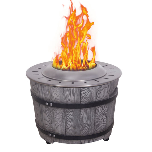 Smokeless Firepit with Wood Pellet, Twig, Wood Fuel (20.5" x 20.5" x 15")